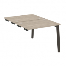 Onix Wood Стол-приставка двойной OW.D.SPR-1.7 Дуб Аттик/Дуб Темный/Металл Антрацит 980*1475*750
