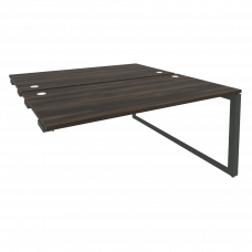 Onix Стол-приставка двойной на О-образном м/к к опорым элем. O.MO-D.SPR-4.8 Дуб Мали/Металл Антрацит