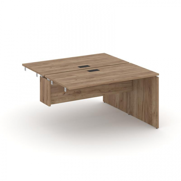 Style Project Стол-приставка к опор. элем. SN-D.DPRS-012 Дуб Табак/Черная Заглушка 1180*1432*750