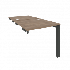 Onix Стол-приставка двойной на П-образном м/к к опорным элем. O.MP-D.SPR-0.8 Дуб Аризона/Металл Антр