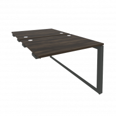 Onix Стол-приставка двойной на О-образном м/к к опорым элем. O.MO-D.SPR-1.8 Дуб Мали/Металл Антрацит