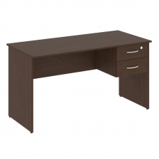 Nova S Стол письменный с подвесной тумбой В.СПТП-3 Венге Цаво 1400*650*750
