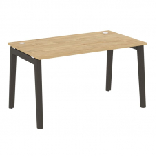 Onix Wood Стол письменный OW.SP-3.8 Тиквуд Светлый/Дуб Темный/Металл Антрацит 1380*800*750