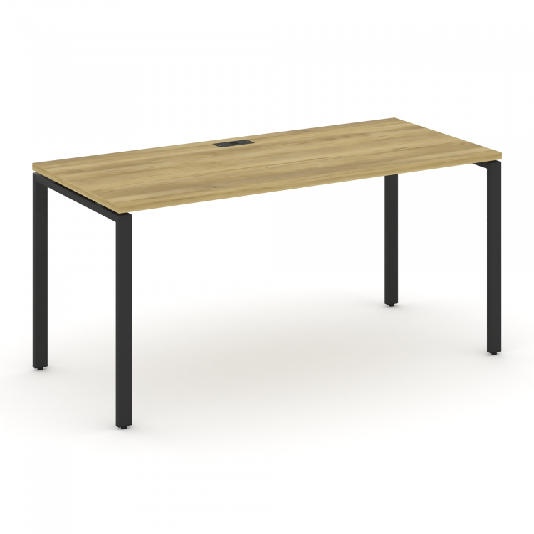 Concept Стол письменный CN.SP-004 Дуб Винченцо/Металл Черный 1580*720*750