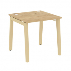 Onix Wood Стол письменный OW.SP-0.8 Тиквуд Светлый/Дуб Светлый/Металл Белый 780*800*750