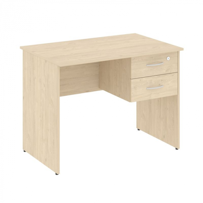 Nova S Стол письменный с подвесной тумбой В.СПТП-1 Бук Артизан 1000*650*750