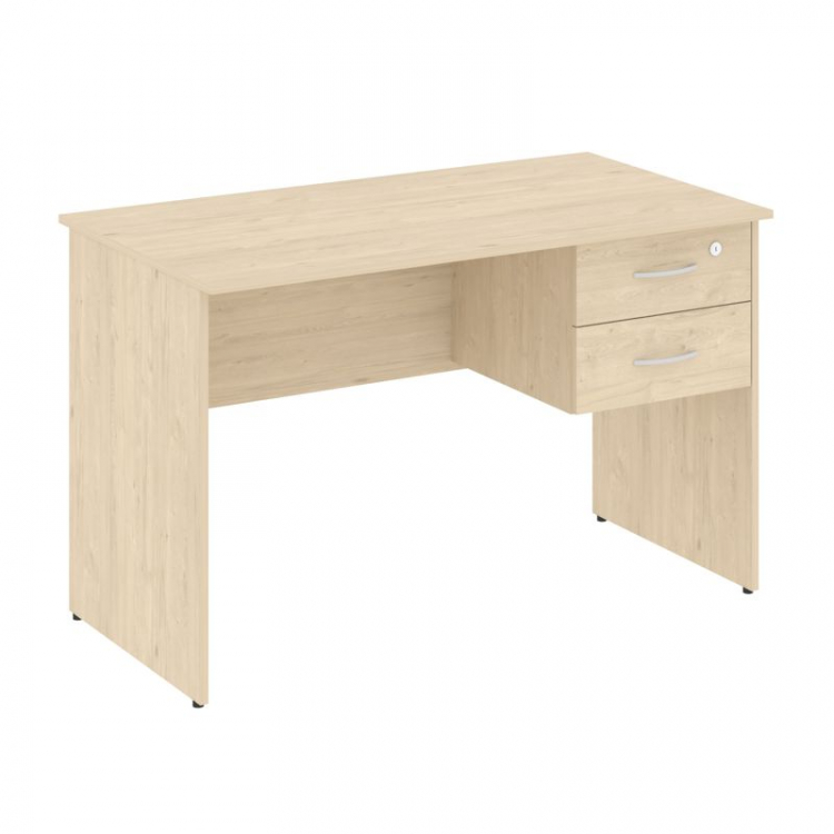 Nova S Стол письменный с подвесной тумбой В.СПТП-2 Бук Артизан 1200*650*750