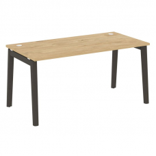 Onix Wood Стол письменный OW.SP-4.8 Тиквуд Светлый/Дуб Темный/Металл Антрацит 1580*800*750