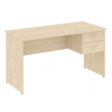 Nova S Стол письменный с подвесной тумбой В.СПТП-3 Бук Артизан 1400*650*750