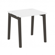 Onix Wood Стол письменный OW.SP-0.7 Белый Бриллиант/Дуб Темный/Металл Антрацит 780*720*750