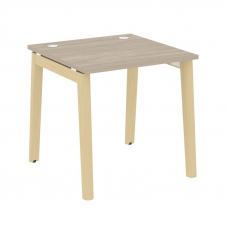 Onix Wood Стол письменный OW.SP-0.8 Дуб Аттик/Дуб Светлый/Металл Белый 780*800*750