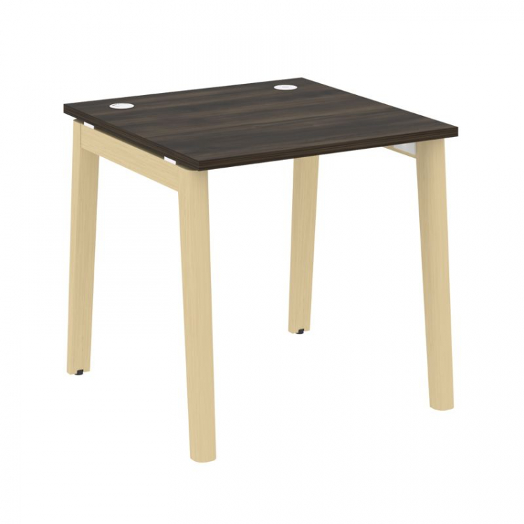 Onix Wood Стол письменный OW.SP-0.8 Дуб Мали/Дуб Светлый/Металл Белый 780*800*750