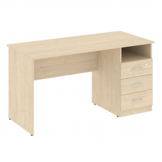 Nova S Стол письменный с тумбой правый В.СПТ-3 (R) Бук Артизан 1400*650*750