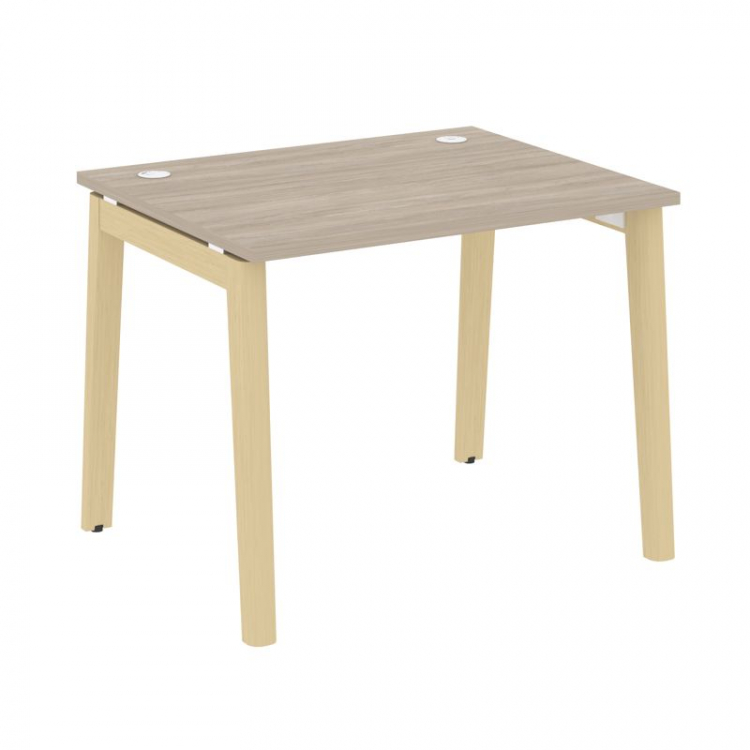 Onix Wood Стол письменный OW.SP-1.8 Дуб Аттик/Дуб Светлый/Металл Белый 980*800*750