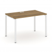 Concept Стол письменный CN.SP-002 Сандал Янтарный/Металл Белый 1180*720*750