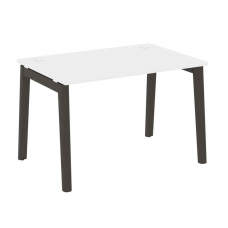 Onix Wood Стол письменный OW.SP-2.8 Белый Бриллиант/Дуб Темный/Металл Антрацит 1180*800*750