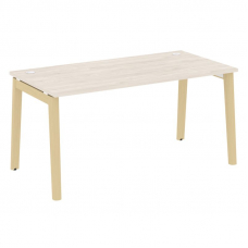 Onix Wood Стол письменный OW.SP-4.8 Денвер Светлый/Дуб Светлый/Металл Белый 1580*800*750
