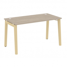 Onix Wood Стол письменный OW.SP-3.7 Дуб Аттик/Дуб Светлый/Металл Белый 1380*720*750