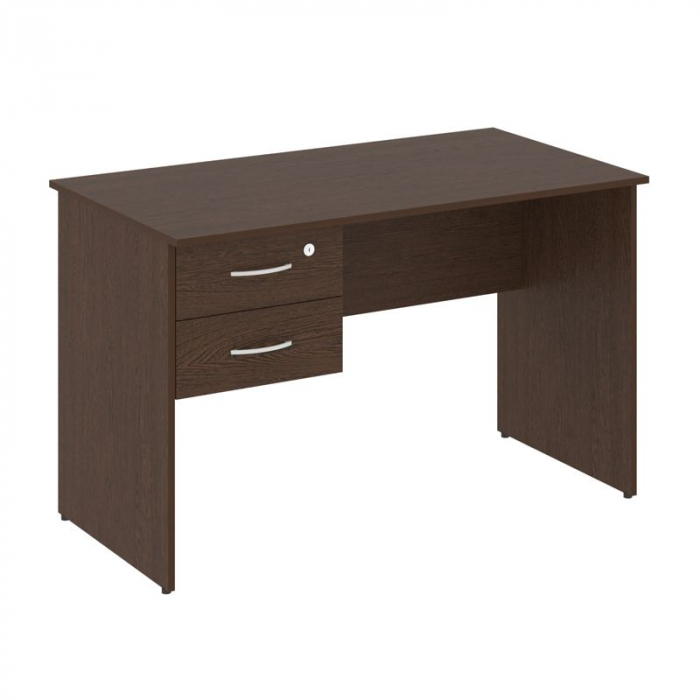 Нова С Стол письменный с подвесной тумбой В.СПТП-2 Венге Цаво 1200*650*750
