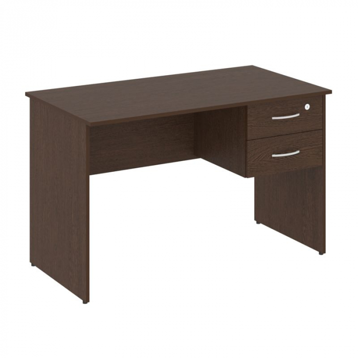 Нова С Стол письменный с подвесной тумбой В.СПТП-2 Венге Цаво 1200*650*750