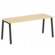 Metal System Стол письменный на А-образном м/к БА.СП-5 Акация Лорка/Металл Антрацит 1800*720*750