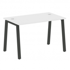 Metal System Стол письменный на А-образном м/к БА.СП-2 Белый/Металл Антрацит 1200*720*750