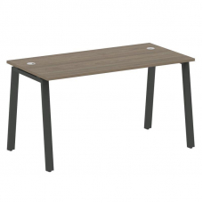 Metal System Стол письменный на А-образном м/к БА.СП-3 Вяз Благородный/Металл Антрацит 1400*720*750