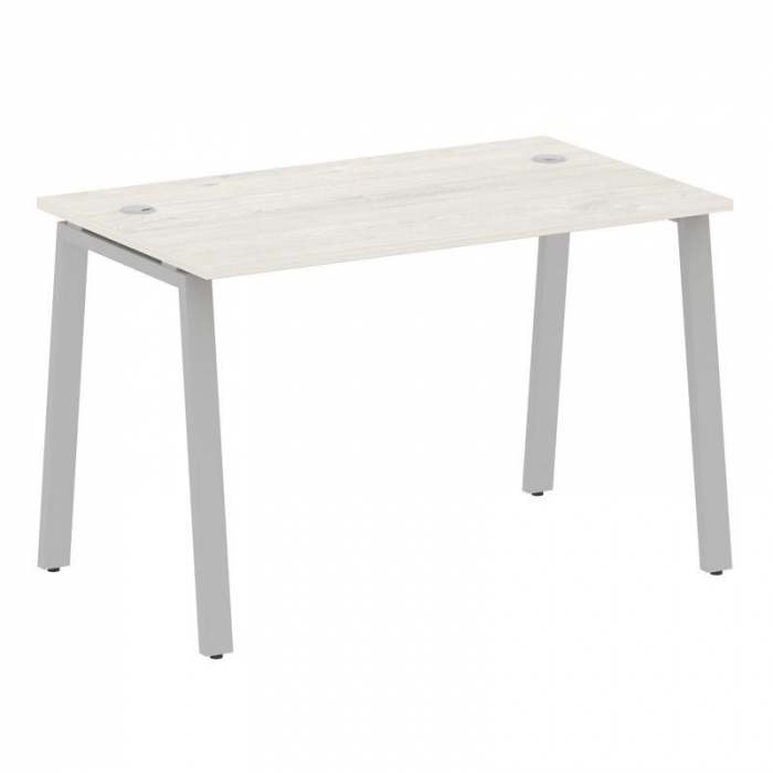 Метал Систем Стол письменный на А-образном м/к БА.СП-2 Дуб Наварра/Металл Серый 1200*720*750