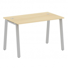 Metal System Стол письменный на А-образном м/к БА.СП-2 Акация Лорка/Металл Серый 1200*720*750