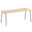 Metal System Стол письменный на А-образном м/к БА.СП-5 Акация Лорка/Металл Серый 1800*720*750