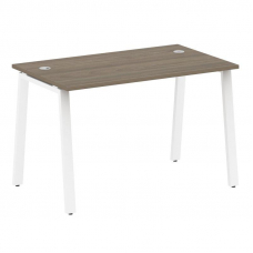 Metal System Стол письменный на А-образном м/к БА.СП-2 Вяз Благородный/Металл Белый 1200*720*750
