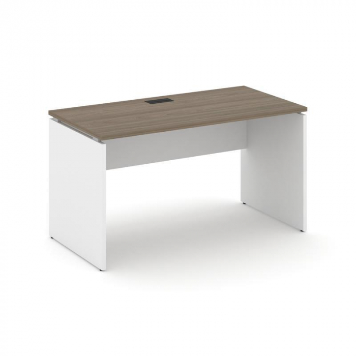 Style Project Стол письменный SN-D.SP-013 Вяз Благородный/Белый/Черная Заглушка 1380*700*750