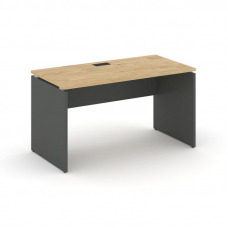 Style Project Стол письменный SN-D.SP-012 Тиквуд Светлый/Антрацит/Черная Заглушка 1180*700*750
