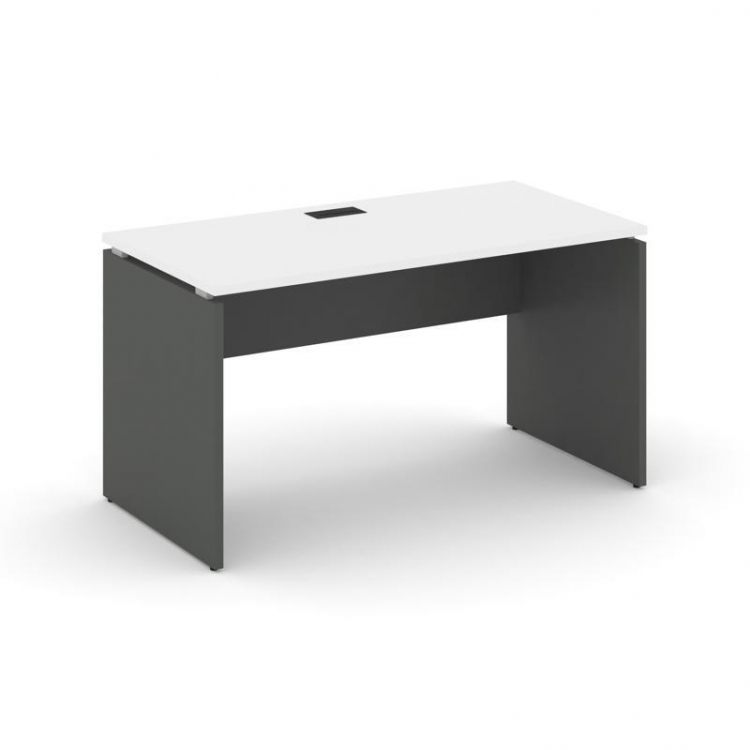 Style Project Стол письменный SN-D.SP-001 Белый/Антрацит/Черная Заглушка 980*600*750