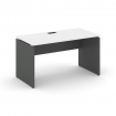 Style Project Стол письменный SN-D.SP-012 Белый/Антрацит/Черная Заглушка 1180*700*750