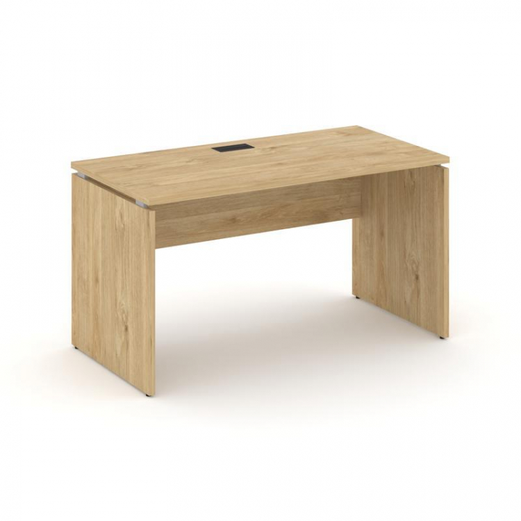 Style Project Стол письменный SN-D.SP-002 Тиквуд Светлый/Черная Заглушка 1180*600*750