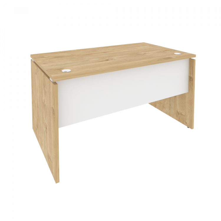 Onix Стол письменный O.SP-3.8 Тиквуд Светлый/Белый Бриллиант 1380*800*750