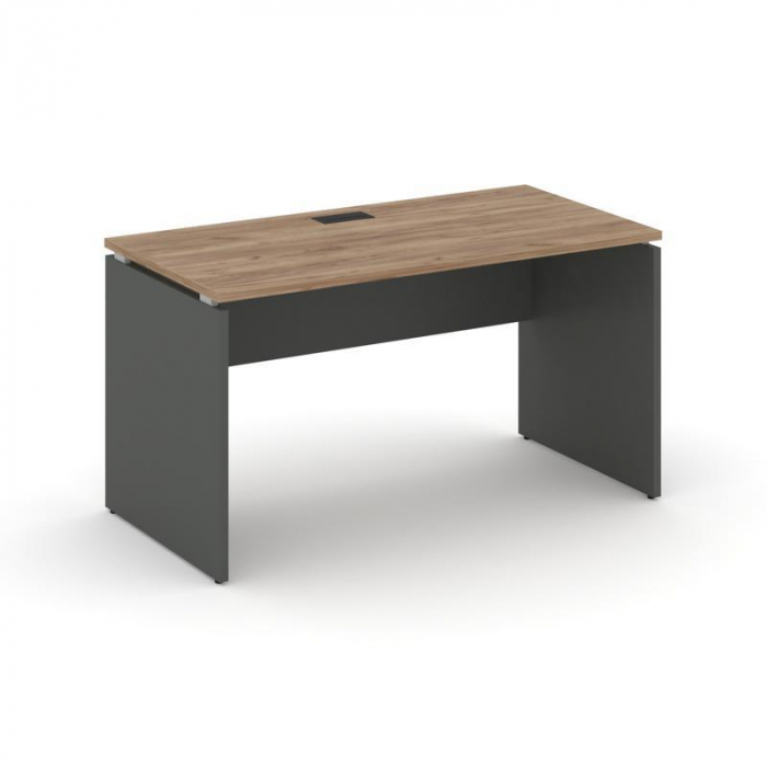 Style Project Стол письменный SN-D.SP-004 Дуб Табак/Антрацит/Черная Заглушка 1580*600*750