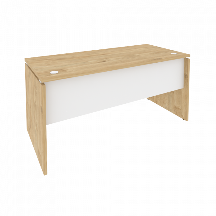 Onix Стол письменный O.SP-4.7 Тиквуд Светлый/Белый Бриллиант 1580*720*750