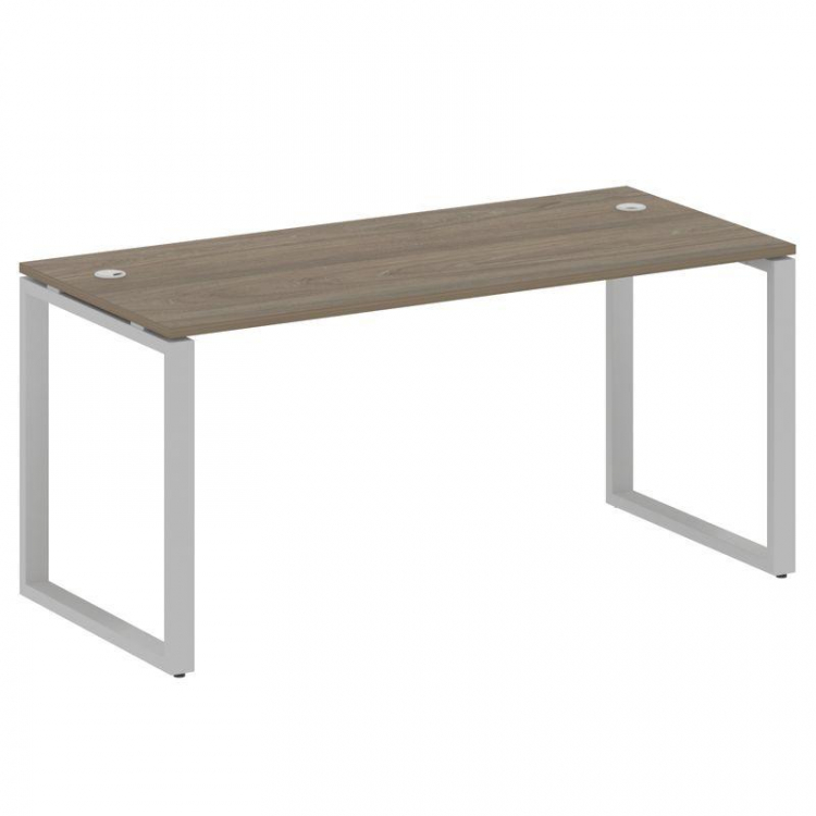 Metal System Стол письменный на О-образном м/к БО.СП-4 Вяз Благородный/Металл Серый 1600*720*750