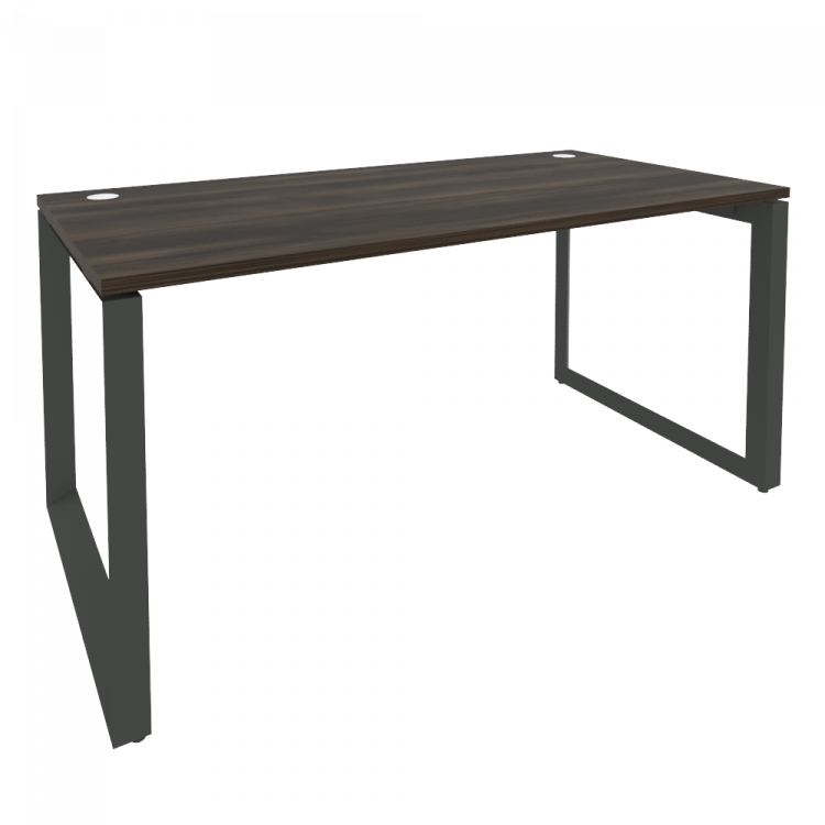 Onix Стол рабочий на О-образном м/к O.MO-SP-4.8 Дуб Мали/Металл Антрацит 1580*800*750