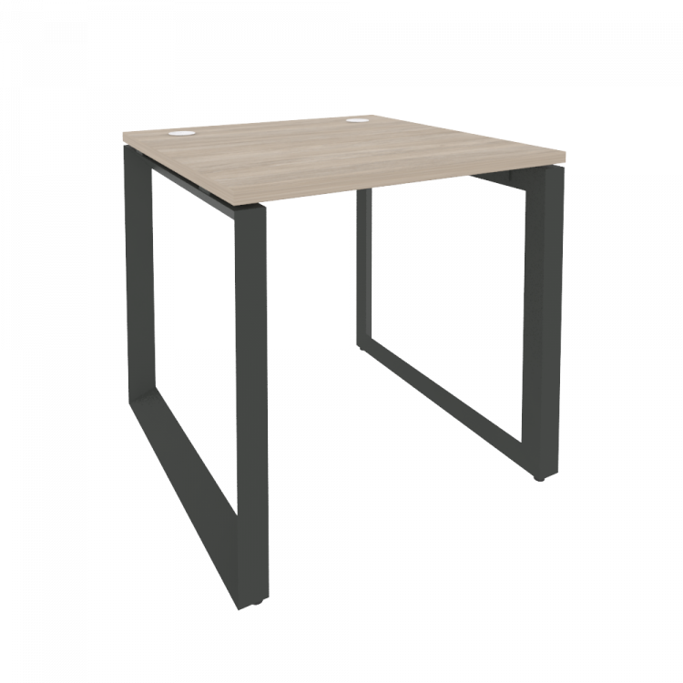 Onix Стол рабочий на О-образном м/к O.MO-SP-0.8 Дуб Аттик/Металл Антрацит 780*800*750
