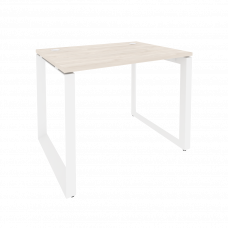 Onix Стол рабочий на О-образном м/к O.MO-SP-1.7 Денвер Светлый/Металл Белый 980*720*750