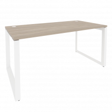 Onix Стол рабочий на О-образном м/к O.MO-SP-4.8 Дуб Аттик/Металл Белый 1580*800*750