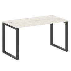 Metal System Стол письменный на О-образном м/к БО.СП-3 Дуб Наварра/Металл Антрацит 1400*720*750