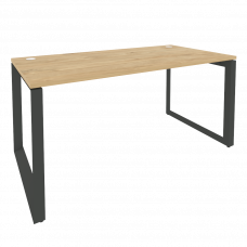 Onix Стол рабочий на О-образном м/к O.MO-SP-4.8 Тиквуд Светлый/Металл Антрацит 1580*800*750