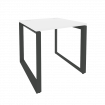 Onix Стол рабочий на О-образном м/к O.MO-SP-0.8 Белый Бриллиант/Металл Антрацит 780*800*750