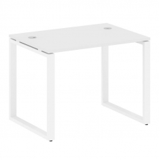 Metal System Стол письменный на О-образном м/к БО.СП-1 Белый/Металл Белый 1000*720*750