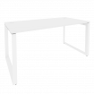Onix Стол рабочий на О-образном м/к O.MO-SP-4.8 Белый Бриллиант/Металл Белый 1580*800*750