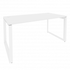 Onix Стол рабочий на О-образном м/к O.MO-SP-4.8 Белый Бриллиант/Металл Белый 1580*800*750